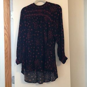 FreePeople flowers in her hair tunic